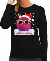 Foute kersttrui sweater christmas party zwart voor dames trend