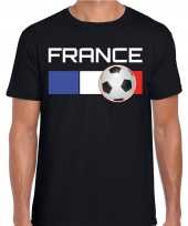 France frankrijk voetbal landen t-shirt zwart heren trend