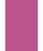 Fuchsia roze tafellaken tafelkleed 138 x 220 cm herbruikbaar trend
