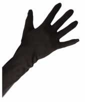 Gala handschoenen lang zwart voor volwassenen trend