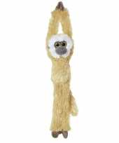 Gibbon speelgoed artikelen aap apen knuffelbeest lichtbruin 49 cm trend
