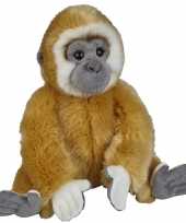 Gibbons speelgoed artikelen gibbon aap knuffelbeest bruin 28 cm trend