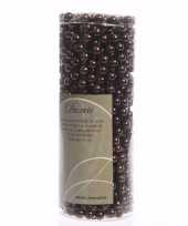 Glamour christmas kerstversiering kralenketting bruin trend