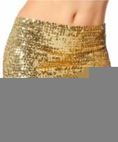 Gouden top rok met pailletten trend