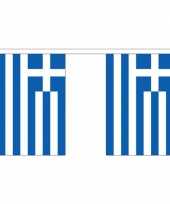 Griekenland vlaggenlijn van stof 3 m trend