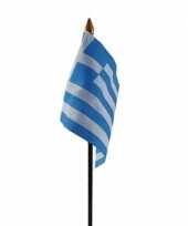 Griekenland vlaggetje met stokje trend