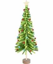 Groen vilten kerstboompje decoratie 45 cm trend