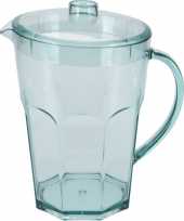 Groene schenkkan van kunststof 1 5 liter 20 cm trend