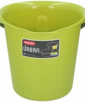 Groene schoonmaak huishoudemmer 9 liter trend