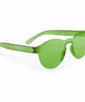 Groene verkleed zonnebril voor volwassenen trend