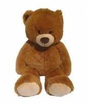 Grote pluche bruine beer bas knuffel 100 cm trend