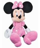 Grote pluche minnie mouse disney knuffel 80 cm trend