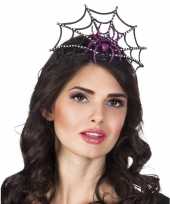 Halloween diadeem met spinnenkroon voor dames trend