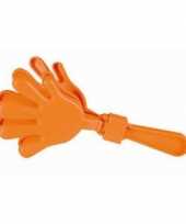 Handklappers oranje 23 5 cm trend