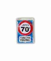 Happy birthday leeftijd kaart 70 jaar trend