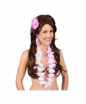 Hawaii kit paars voor dames trend