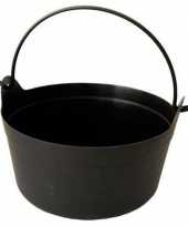 Heksenketel zwart 12 x 25 cm trend