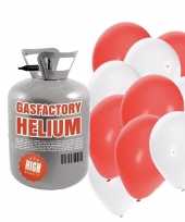 Helium tank met 30 valentijn ballonnen trend