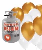 Helium tank met bruiloft 30 ballonnen trend 10150899