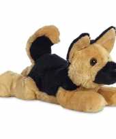 Herdershonden speelgoed artikelen duitse herder knuffelbeest 30 cm trend