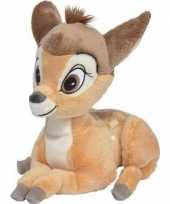 Herten speelgoed artikelen disney bambi hert knuffelbeest bruin 18 cm trend