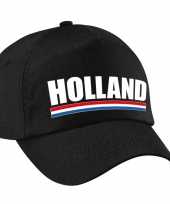 Holland supporter pet cap nederland zwart kinderen trend