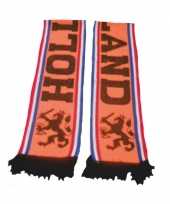 Holland voetbalsupporters sjaal oranje enkel gedrukt trend