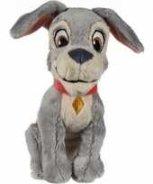 Honden speelgoed artikelen disney vagebond hond knuffelbeest grijs 24 cm trend