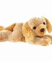 Honden speelgoed artikelen labrador knuffelbeest blond 32 cm trend