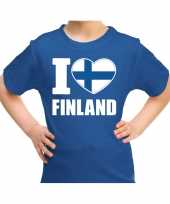 I love finland landen t-shirt voor kids trend