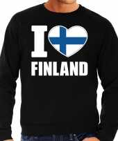 I love finland sweater trui zwart voor heren trend