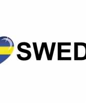 I love sweden stickers trend