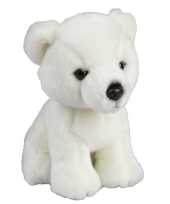 Ijsberen speelgoed artikelen ijsbeer knuffelbeest wit 18 cm trend