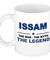 Issam the man the myth the legend collega kado mokken bekers 300 ml trend
