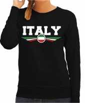 Italie italy landen sweater zwart dames trend