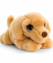 Keel toys pluche bruine labrador honden knuffel 37 cm trend