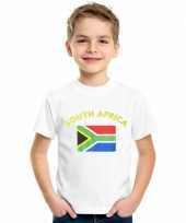 Kinder shirts met vlag van zuid afrika trend
