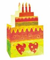 Kinder verjaardag candle bag 4 stuks trend