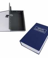 Kluis in boek engels woordenboek verstopplek trend