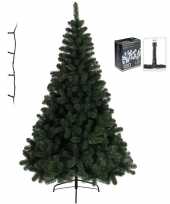 Kunst kerstboom imperial pine 120 cm met helder witte verlichtin trend