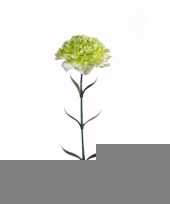 Kunstbloem anjer groen trend