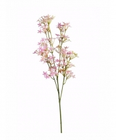 Kunstbloem kroonkruid roze trend