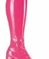 Laarzen roze glimmend dames trend