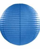 Lampion 35 cm blauw trend