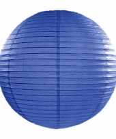 Lampion 35 cm donker blauw trend