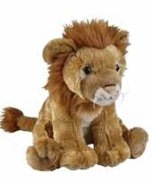 Leeuwen speelgoed artikelen leeuw knuffelbeest bruin 30 cm trend