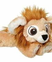 Leeuwen speelgoed artikelen leeuw knuffelbeest bruin 38 cm trend