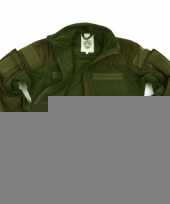 Legergroen fleece jacket voor heren trend