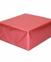 Luxe inpakpapier cadeaupapier fuchsia roze zijdeglans 150 x 70 c trend