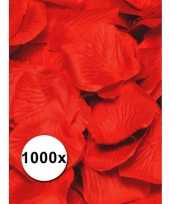 Luxe rode rozenblaadjes 1000 stuks trend
